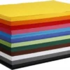 Kulørt Karton - A2 - 420X594 MM - 180 G - Assorterede Farver - 12X100 Ark