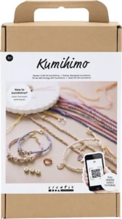 Kumihimo Armbånd Startsæt DIY Kit