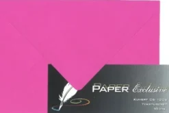 Kuvert C6 120G Cerise Tekstureret 10Stk. - 912 - Paper Exclusive
