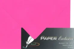 Kuvert C6 120G Cerise Tekstureret 10Stk. - 912 - Paper Exclusive