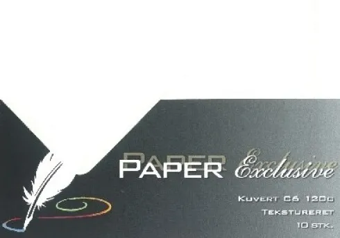 Kuvert C6 120G Creme Tekstureret 10Stk. - 903 - Paper Exclusive