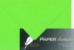Kuvert C6 120G Lime Tekstureret 10Stk. - 952 - Paper Exclusive