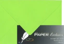 Kuvert C6 120G Lime Tekstureret 10Stk. - 952 - Paper Exclusive