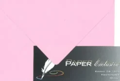 Kuvert C6 120G Lyserød Tekstureret 10Stk. - 959 - Paper Exclusive