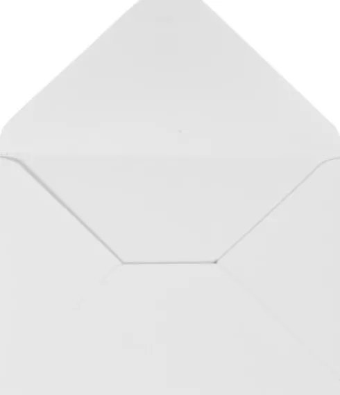 Kuvert - Kuvert Str. 11,5X16 CM - 110 G - Hvid - 10 Stk
