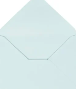 Kuvert - Kuvert Str. 11,5X16 CM - 110 G - Lyseblå - 10 Stk