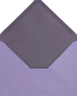 Kuvert - Kuvert Str. 11,5X16 CM - 100 G - Mørk Lilla/Lilla - 10 Stk