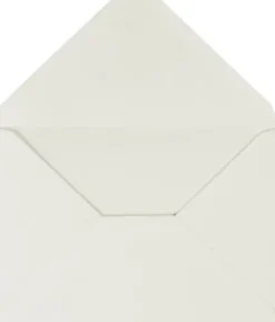 Kuvert - Kuvert Str. 11,5X16 CM - 110 G - Råhvid - 10 Stk