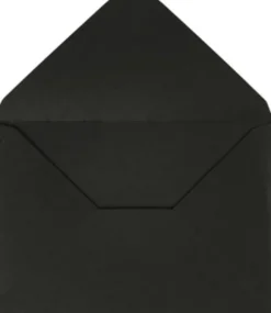 Kuvert - Kuvert Str. 11,5X16 CM - 110 G - Sort - 10 Stk