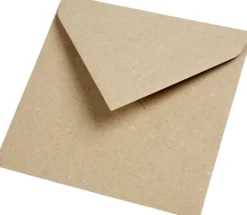 Kvistkuvert - Kuvert Str. 16X16 CM - 120 G - Natur - 50 Stk