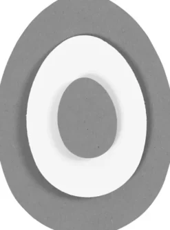 Lag-På-Lag Stansejernssæt - Æg - Str. 25+50+76 MM - 3 Stk