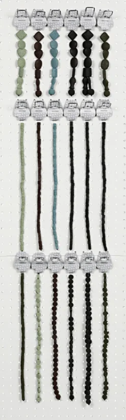 Lavaperlemix - Str. 6-37 MM - Hulstr. 1+2 MM - Indhold Kan Variere - Assorterede Farver - 20 Strenge