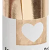 Læderpapir - Ensfarvet - Folie - 350 G - Rosaguld - 49X100 CM