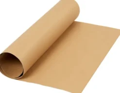 Læderpapir - Ensfarvet - 350 G - Lys Brun - 50X100 CM