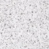Læderpapir - Terrazzo - Folie Print - 350 G - Hvid - 49,5X100 CM