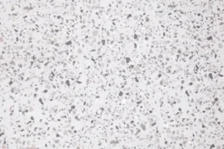 Læderpapir - Terrazzo - Folie Print - 350 G - Hvid - 49,5X100 CM