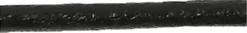 Lædersnor - Tykkelse 2 MM - Rund - Sort - 10 M
