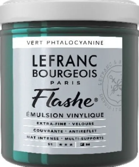 Lefranc & Bourgeois - Akrylmaling - Flashe - Phthalocyanine Green 125 ML