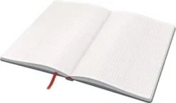 Leitz - Cosy Notesblok - Hard Cover - Medium - Grå - Ternet
