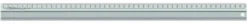 Lineal Aluminium 50 CM - Med Gummibagside