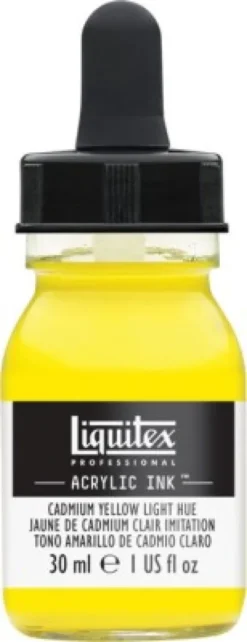 Liquitex - Acrylic Ink - Blæk - Cadmium Yellow Light Hue 30 ML