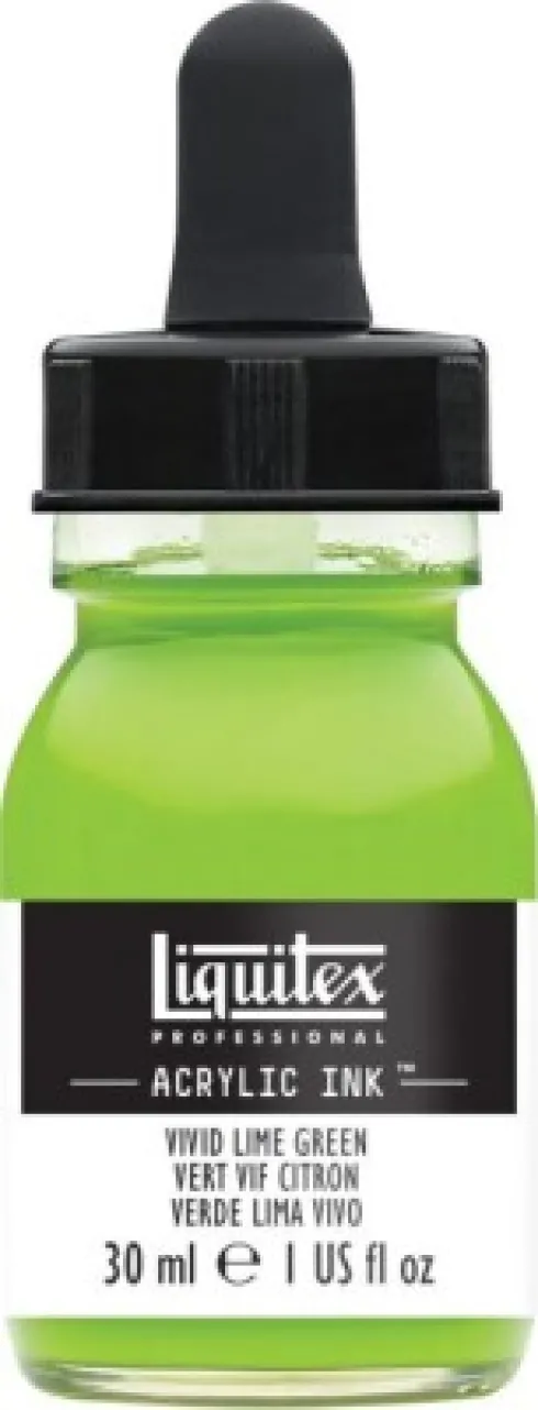 Liquitex - Acrylic Ink Blæk - Vivid Lime Green 30 ML