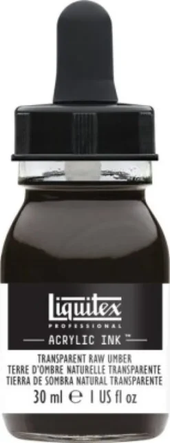 Liquitex - Acrylic Ink - Transparent Raw Umber 30 ML