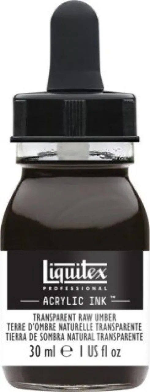 Liquitex - Acrylic Ink - Transparent Raw Umber 30 ML