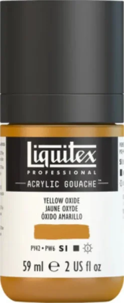 Liquitex - Akrylmaling Gouache - Yellow Oxide 59 ML