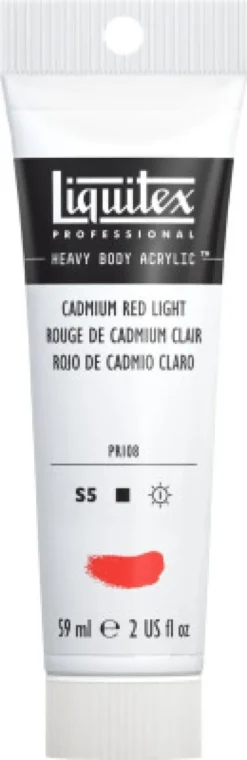 Liquitex - Akrylmaling - Heavy Body - Cadmium Red Light 59 ML