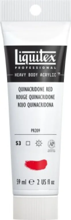 Liquitex - Akrylmaling - Heavy Body - Quinacridone Red 59 ML