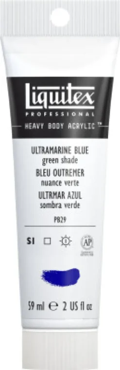 Liquitex - Akrylmaling - Heavy Body - Ultramarine Blue - Green Shade 59 ML