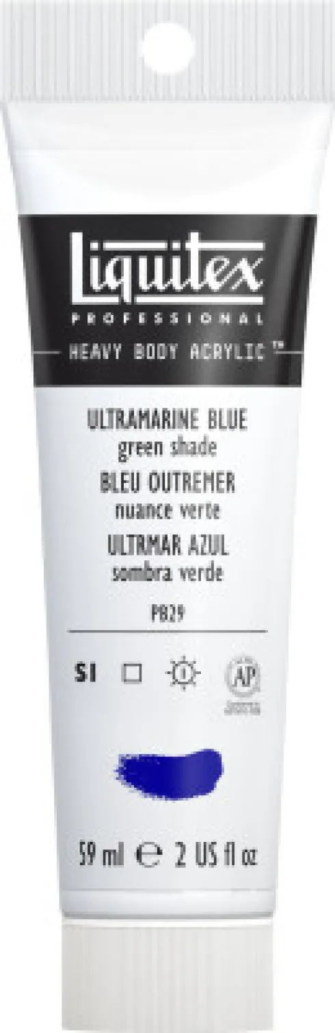 Liquitex - Akrylmaling - Heavy Body - Ultramarine Blue - Green Shade 59 ML