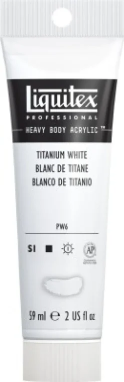 Liquitex - Akrylmaling - Heavy Body - Titanium White 59 ML