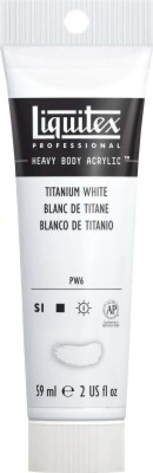 Liquitex - Akrylmaling - Heavy Body - Titanium White 59 ML