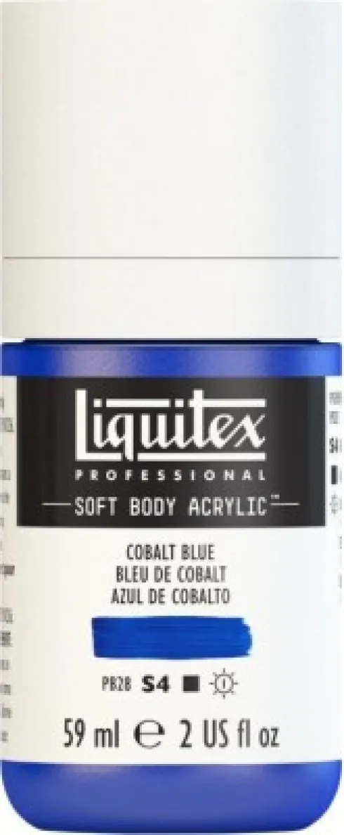 Liquitex - Akrylmaling - Soft Body - Cobalt Blue 946 ML