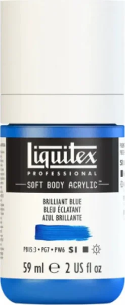 Liquitex - Akrylmaling - Soft Body - Brilliant Blue 59 ML
