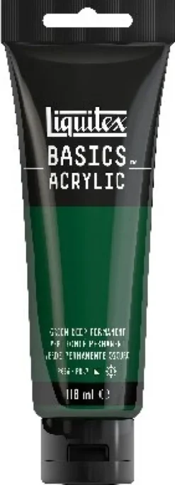 Liquitex - Basics Acrylic - Akrylmaling - Dyb Grøn Permanent 118 ML