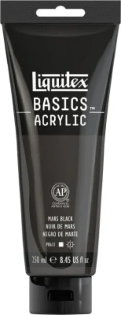 Liquitex - Basics Akrylmaling - Mars Black 250 ML