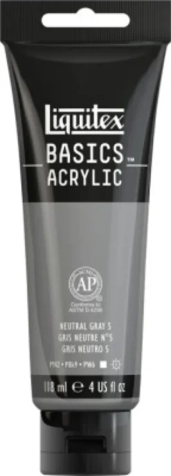 Liquitex - Basics Akrylmaling - Neutral Grå 250 ML