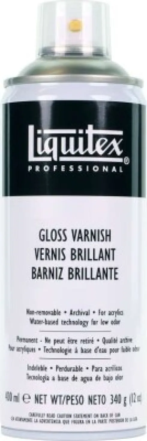 Liquitex - Gloss Varnish Spray - Blank Lak - 400 ML