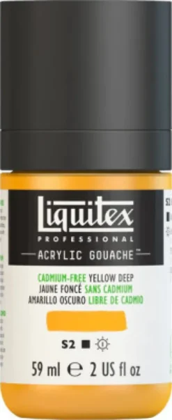 Liquitex - Gouache Akrylmaling - Cadmium Free Yellow Deep 59 ML