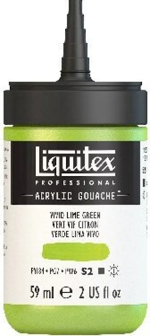 Liquitex - Gouache Akrylmaling - Vivid Lime Green 59 ML