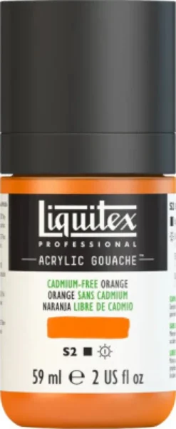 Liquitex - Gouache Akrylmaling - Cadmium Free Orange 59 ML