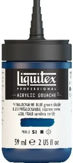 Liquitex - Gouache Akrylmaling - Phthalocyanine Blue - Green Shade 59 ML