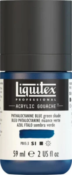 Liquitex - Gouache Akrylmaling - Phthalocyanine Blue - Green Shade 59 ML