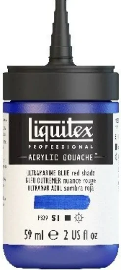 Liquitex - Gouache Akrylmaling - Ultramarine Blue - Red Shade 59 ML