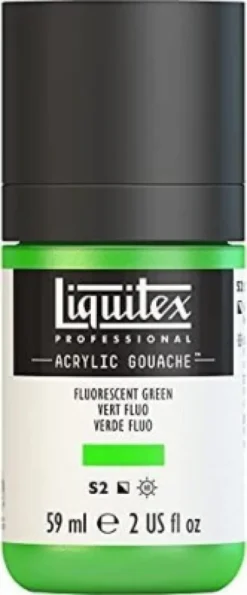 Liquitex - Gouache Akrylmaling - Fluorescent Green 59 ML