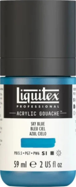 Liquitex - Gouache Akrylmaling - Sky Blue 59 ML