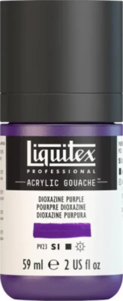 Liquitex - Gouache Akrylmaling - Dioxazine Purple 59 ML